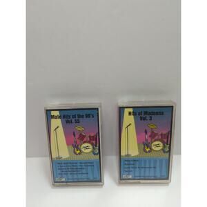 SOUND CHOICE Karaoke Sing Along Tracks Cassette Male Hits 90s, Madonna Hits